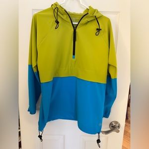 Albion Pea Green & Blue Track Jacket